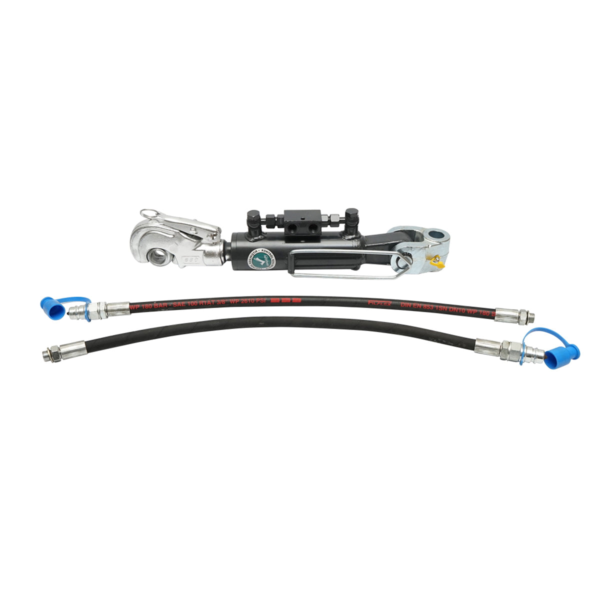 Central hydraulic lift category 2, 500mm closed, nut 25.5mm Breckner Germany